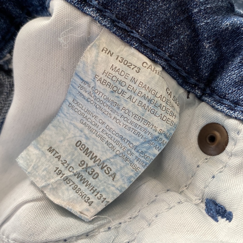 Wrangler Upcycled Jeans Flannel Patchwork Dungare… - image 7